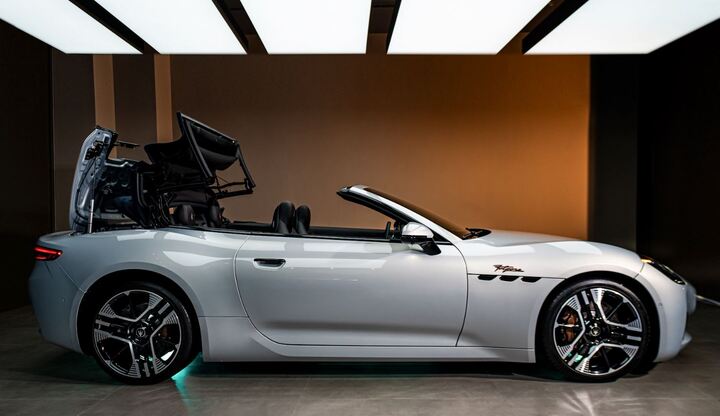 Ngắm xe mui trần thuần điện đầu tiên của Maserati, về Việt Nam giá 13,3 tỷ đồng