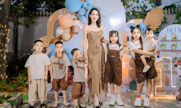 Mẹ bỉm Nghệ An sinh 6 con vẫn đẹp như hoa hậu, một mình chăm con và kinh doanh