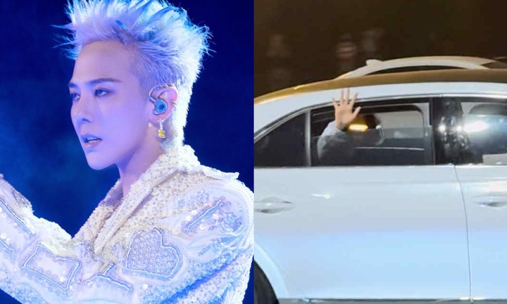 G-Dragon đáp chuyên cơ riêng đến Hà Nội, vẫy tay chào fan Việt
