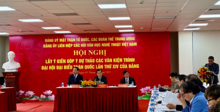 Văn nghệ sỹ đóng góp ý kiến cho dự thảo văn kiện Đại hội XIV của Đảng