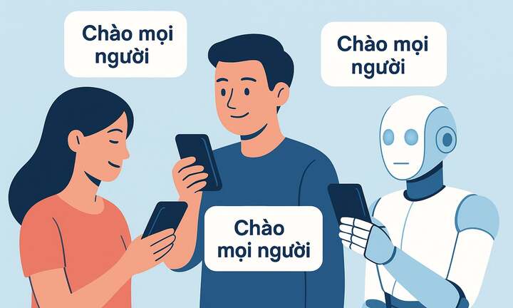 ‘Chào mọi người’ - chúng ta đã ‘máy hóa’ đến mức câu chào cũng vô cảm như AI?