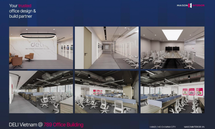 Maison Interior – thiết kế văn phòng bền vững, kiến tạo giá trị dài hạn