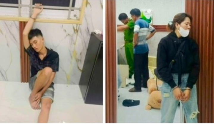 Tạm giữ đôi nam nữ thuê trọ ở Đồng Tháp tàng trữ ma túy và vật nghi là súng