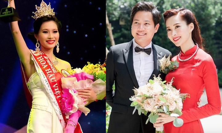 Hoa hậu Việt Nam đầu tiên trở thành dâu hào môn giờ ra sao?