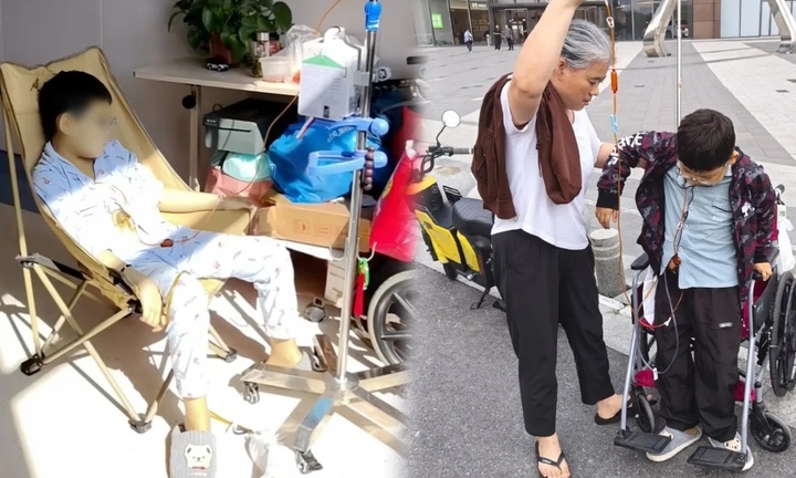 Sai sót của bác sỹ khiến cậu bé bị cắt gần hết hệ tiêu hóa, sống nhờ truyền dịch