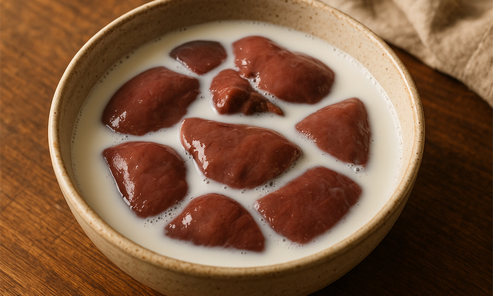 Vì sao làm pate phải ngâm gan với sữa?