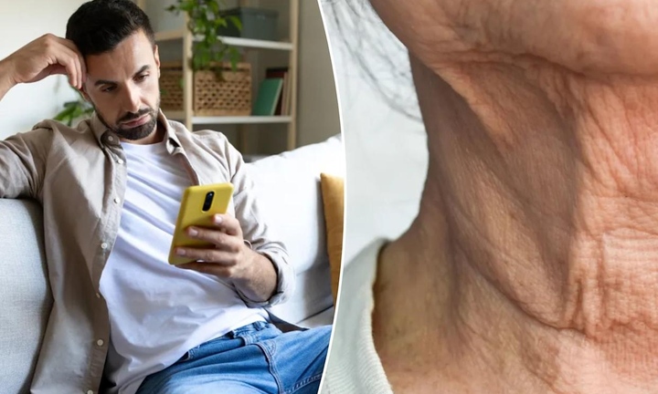 Những người trẻ da nhăn nheo, cổ chảy xệ do suốt ngày cắm mặt vào điện thoại