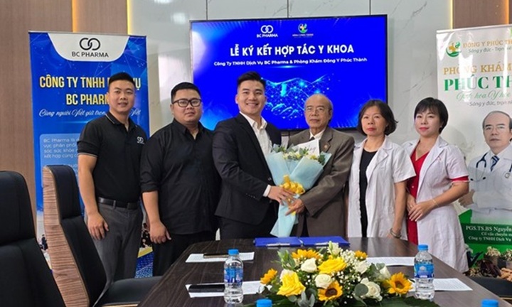 Công ty Dịch vụ BC Pharma ký kết hợp tác chiến lược Phòng khám Đông y Phúc Thành