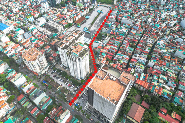 Tuyến đường hơn 83 tỷ lách giữa hai tòa chung cư ở Hà Nội giờ ra sao?