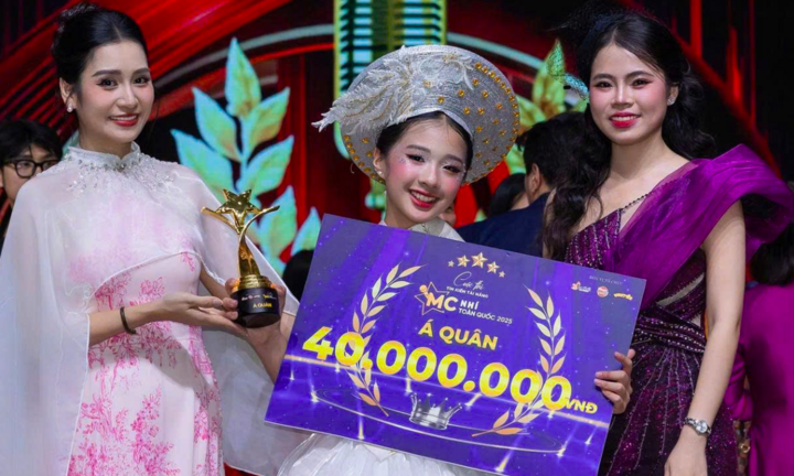 Chân dung Á quân MC Nhí toàn quốc 2025