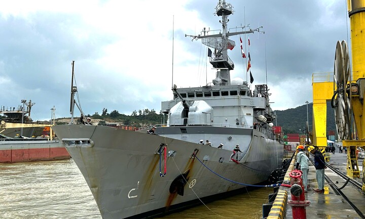 Tàu Hải quân Pháp cập cảng Tiên Sa, bắt đầu chuyến thăm hữu nghị Đà Nẵng 6 ngày