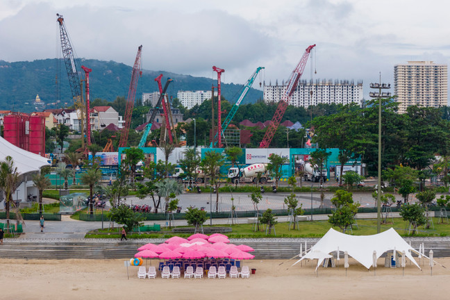 Toàn cảnh khu đất xây 2 tòa tháp biểu tượng mới ven biển ở TP.HCM