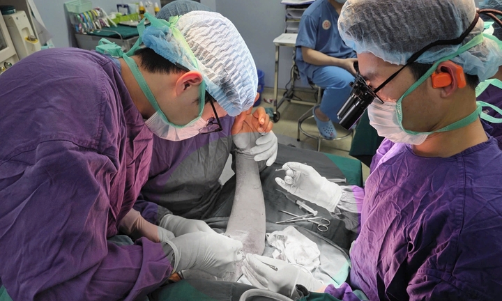 5 giờ phẫu thuật nối cánh tay đứt rời cho người đàn ông bị máy lóc gỗ cuốn nát