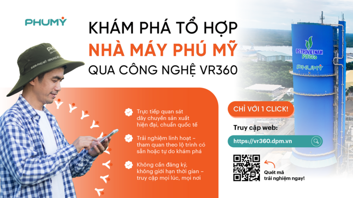 PVFCCo – Phú Mỹ ra mắt nền tảng tham quan nhà máy bằng công nghệ VR360