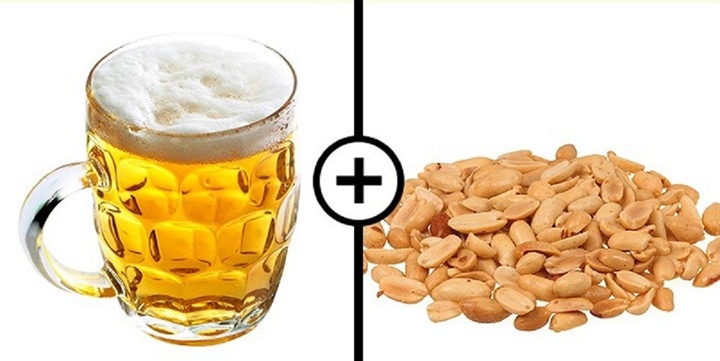 Những loại thực phẩm, đồ uống không nên ăn cùng đậu phộng