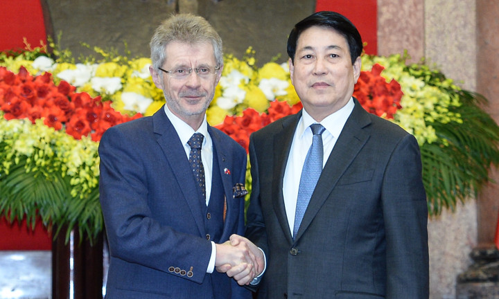 Chủ tịch nước Lương Cường tiếp Chủ tịch Thượng viện Quốc hội Cộng hoà Séc