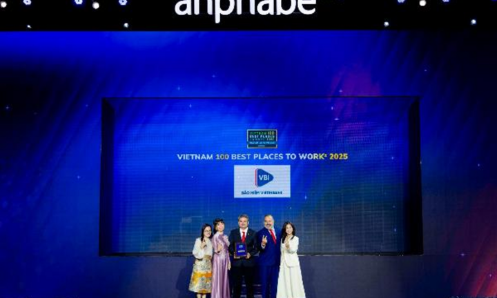 Bảo hiểm VietinBank xếp hạng 17 trong top 100 Nơi làm việc tốt nhất Việt Nam