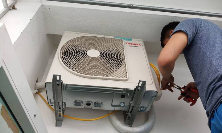 Nhà chung cư lắp cục nóng điều hòa ở đâu hợp lý nhất?