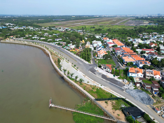 Cận cảnh đường view sông đẹp nhất Đồng Nai trước ngày thông xe