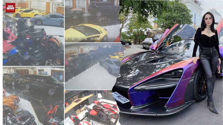 Sự thật bức ảnh lan truyền về dàn siêu xe của vợ chồng Mailisa