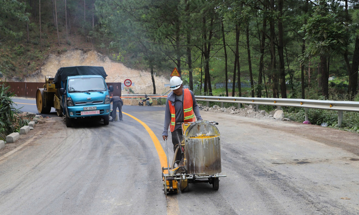 Đèo Mimosa ở Lâm Đồng thông tuyến trở lại