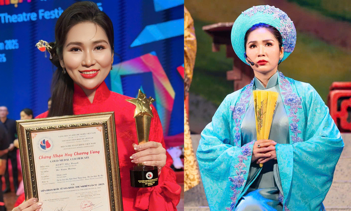 Nữ NSƯT cải lương vừa giành Huy chương vàng quốc tế là ai?