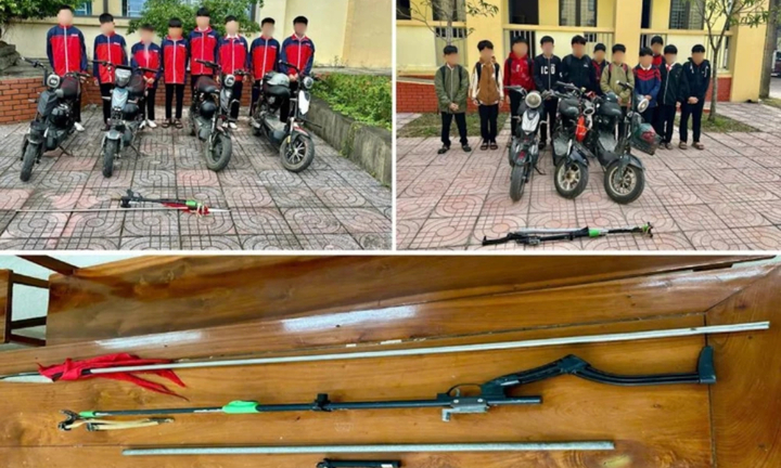 Mâu thuẫn trên mạng xã hội, 20 học sinh rủ nhau hỗn chiến 