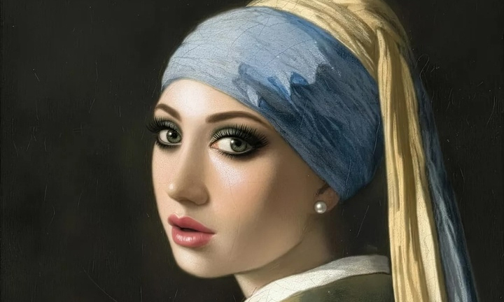 Ngắm những kiệt tác hội họa được AI 'chế' theo xu hướng làm đẹp 30 năm qua