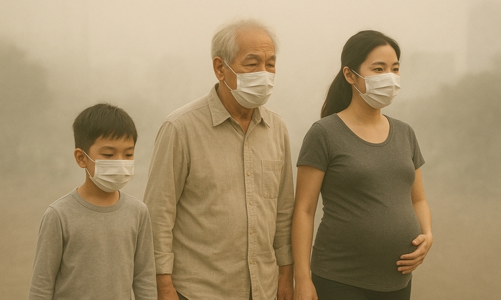 Hà Nội ô nhiễm không khí cả ngày: Ba nhóm đối mặt nguy cơ cao nhập viện