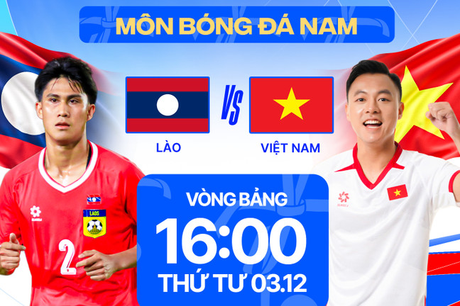 Xem trực tiếp U22 Việt Nam vs U22 Lào, vòng bảng SEA Games 33 trên kênh nào?