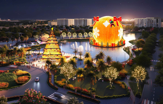 Nam Long II Central Lake thắp sáng Tây Đô mùa lễ hội