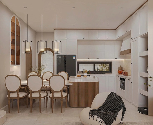 Những mẫu thiết kế phòng bếp 15m² tiện nghi đáng tham khảo