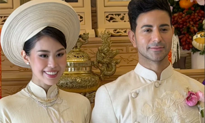 Vợ tỷ phú Johnathan Hạnh Nguyễn dặn dò con gái trong lễ cưới