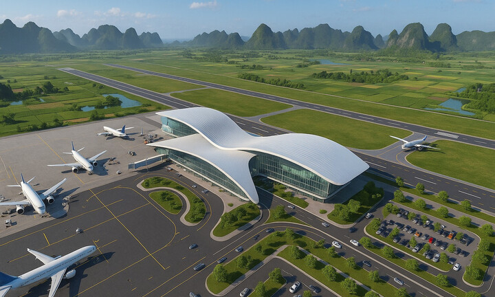 Trình đề án xây sân bay quốc tế Ninh Bình 23.216 tỷ đồng, khai thác từ năm 2029