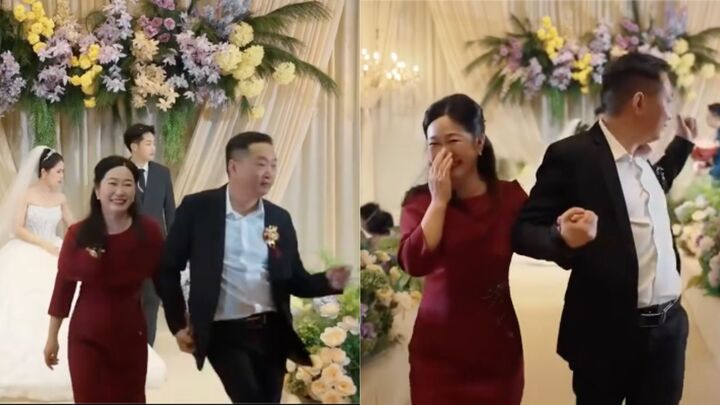 Dân mạng cười bò khi xem clip bố nhảy ăn mừng vì con trai đi lấy vợ
