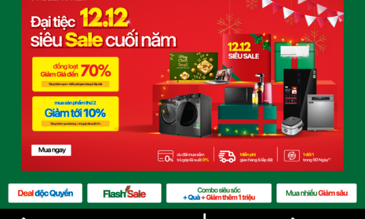 MediaMart tung 'Đại tiệc 12/12' – Siêu sale ngày đôi cuối cùng của năm