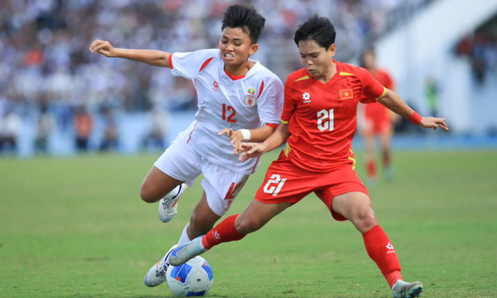 Kết quả bóng đá nữ Việt Nam 2-0 Myanmar: Bàn thắng phủ đầu, khẳng định vị thế