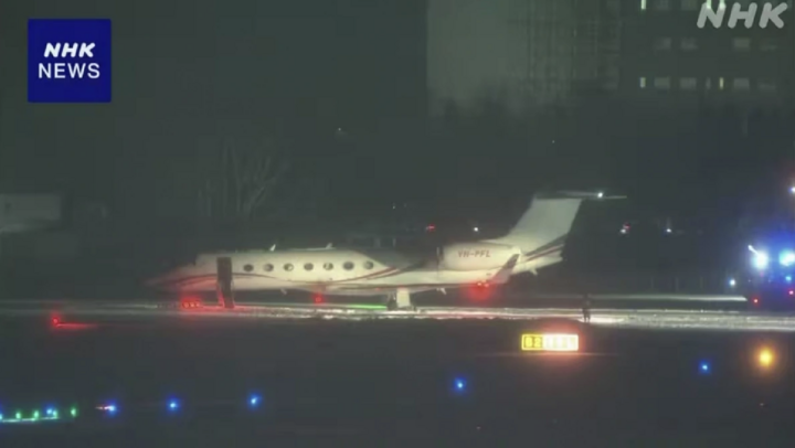 Máy bay phản lực dân dụng trượt khỏi đường băng tại Nhật Bản