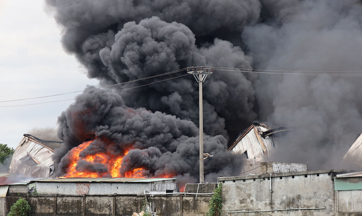 Nguyên nhân vụ cháy công ty giày da ở Hải Phòng