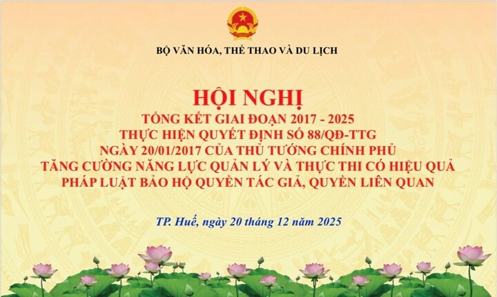 Tổng kết, chia sẻ kinh nghiệm quản lý, thực thi quyền tác giả, quyền liên quan
