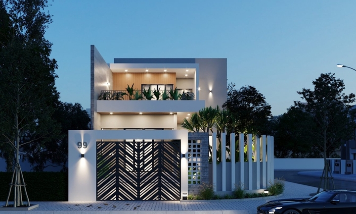 Cách tối ưu thiết kế nhà lô góc vừa đẹp vừa thoáng 