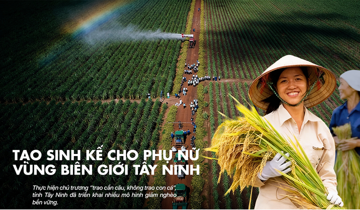 Tạo sinh kế cho phụ nữ vùng biên giới Tây Ninh