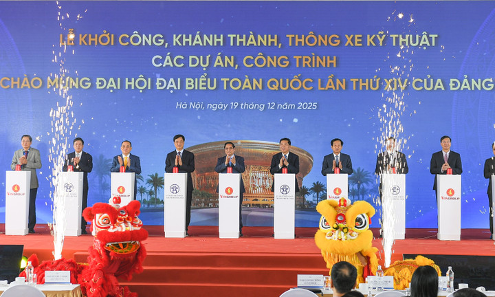 Toàn cảnh lễ khởi công Khu đô thị thể thao Olympic gần 1 triệu tỷ đồng