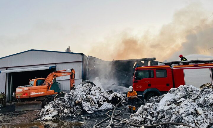 Thông tin mới nhất vụ cháy kho chứa bông sợi tại Quảng Ninh