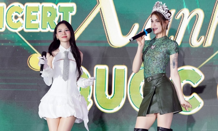 NSƯT Chí Trung cùng dàn hoa hậu xuất hiện tại concert Xanh quốc gia 2025