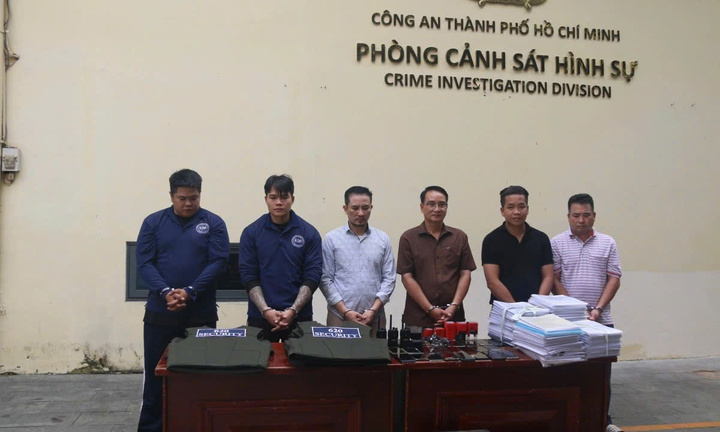 Triệt phá băng nhóm cưỡng đoạt tài sản núp bóng doanh nghiệp tại TP.HCM