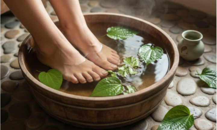 Ngâm chân bằng lá lốt thường xuyên có tốt?