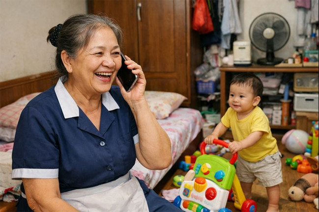 Đắng lòng nghe giúp việc nói chúng tôi sống khổ hơn gia đình bà ấy ở quê