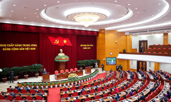 Toàn cảnh bế mạc Hội nghị Trung ương 15, khóa XIII