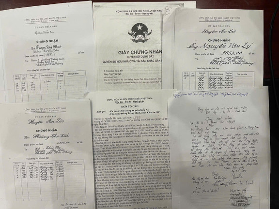 Điều tra vụ một phụ nữ ở Hải Phòng mượn nhiều sổ đỏ, lập khống giấy mua bán để vay tiền tỷ